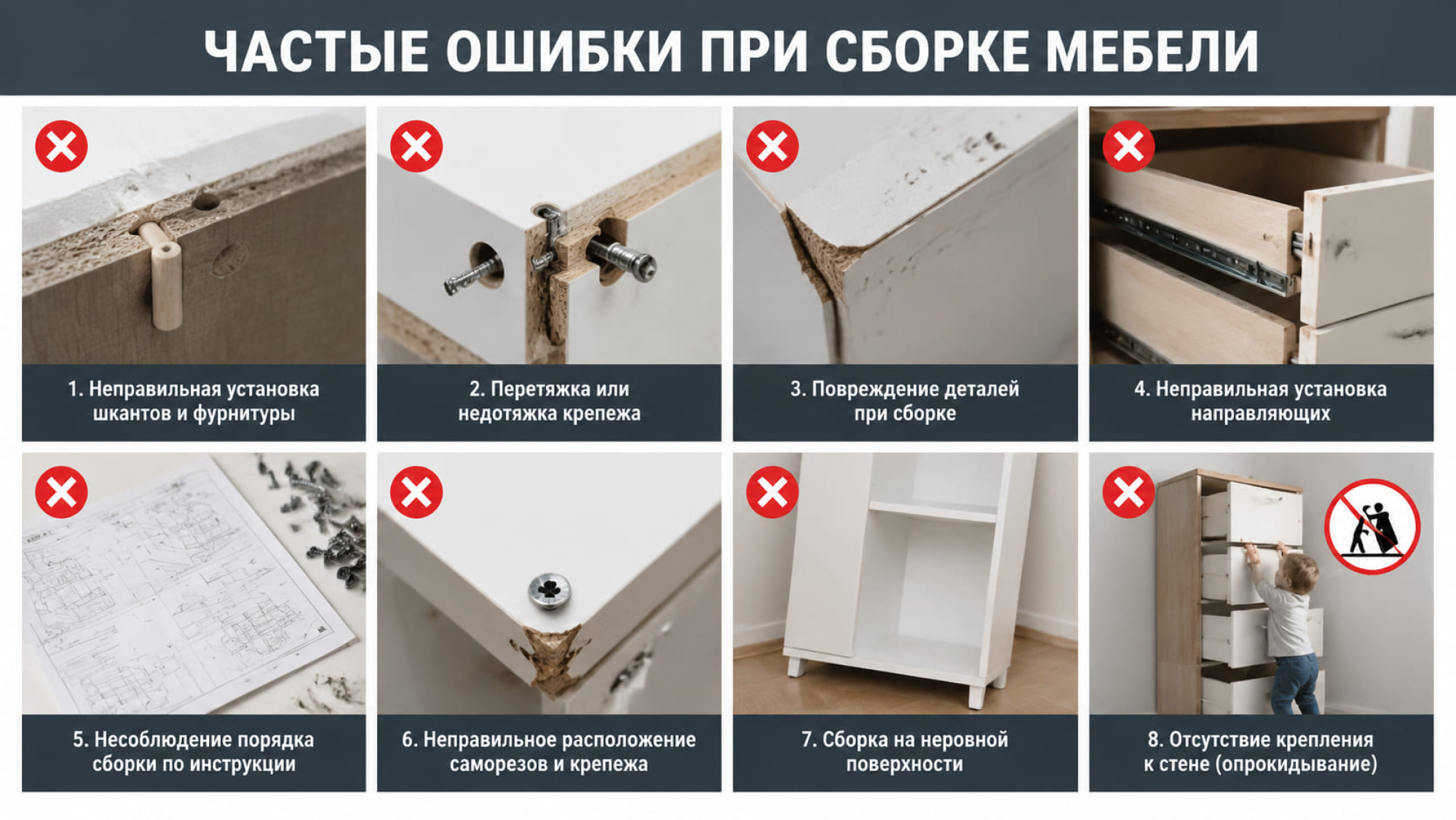 Сборка офисной тумбы