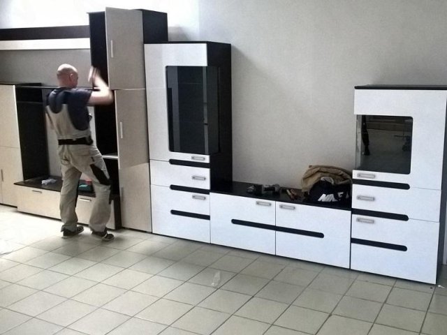 Сборка комода с 2 ящиками