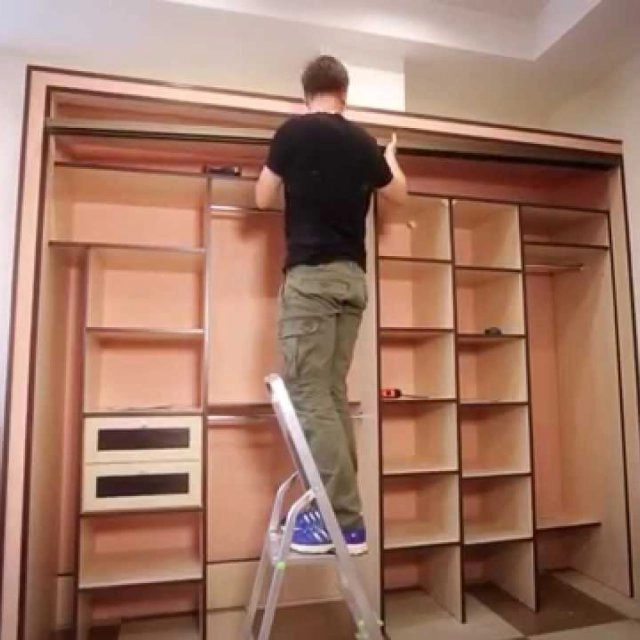 Сборка угловых шкафов